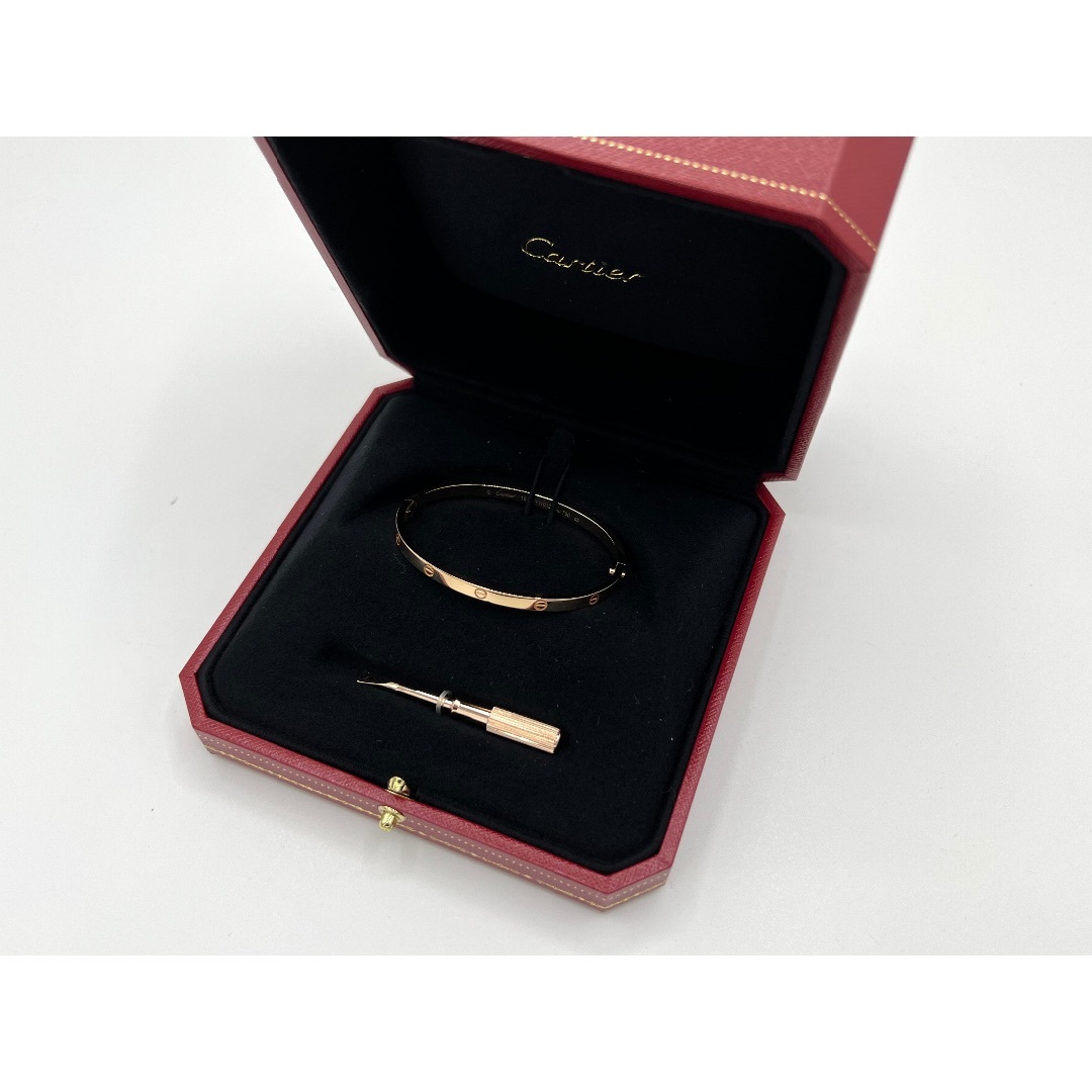 Cartier カルティエ LOVE BRACELET ラブブレス ブレスレット バングル スモールモデル 750 K18 ピンクゴールド B6047317 2023年4月購入 超美品