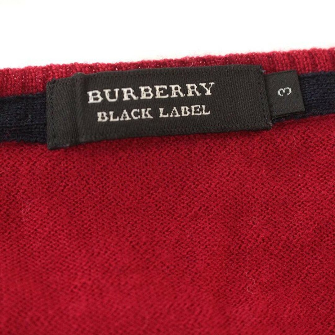 BURBERRY BLACK LABEL - BURBERRY BLACK LABEL ニット Vネック