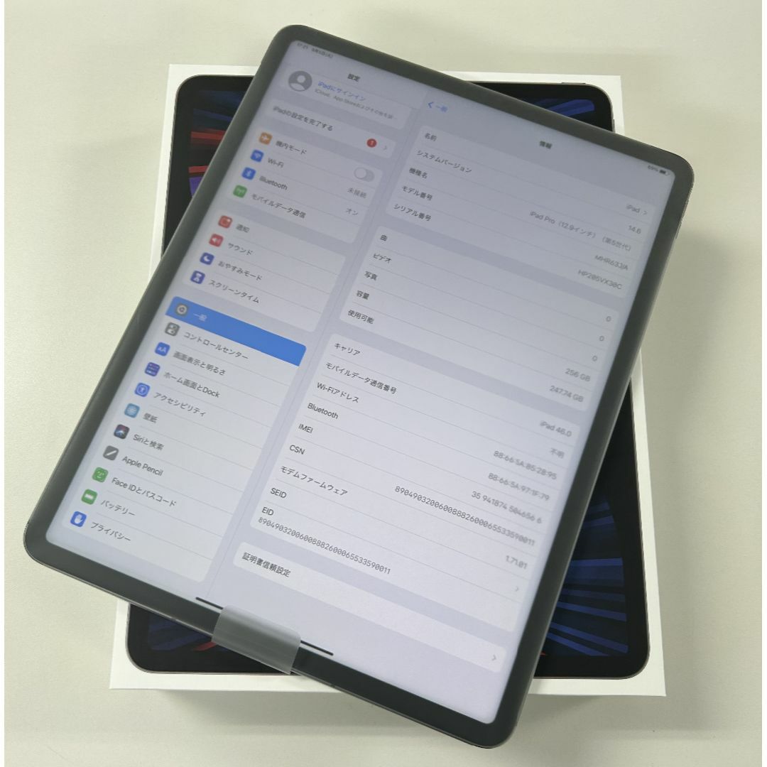 iPad Pro 12.9 Cellular 256GB Gray 第5世代PC/タブレット