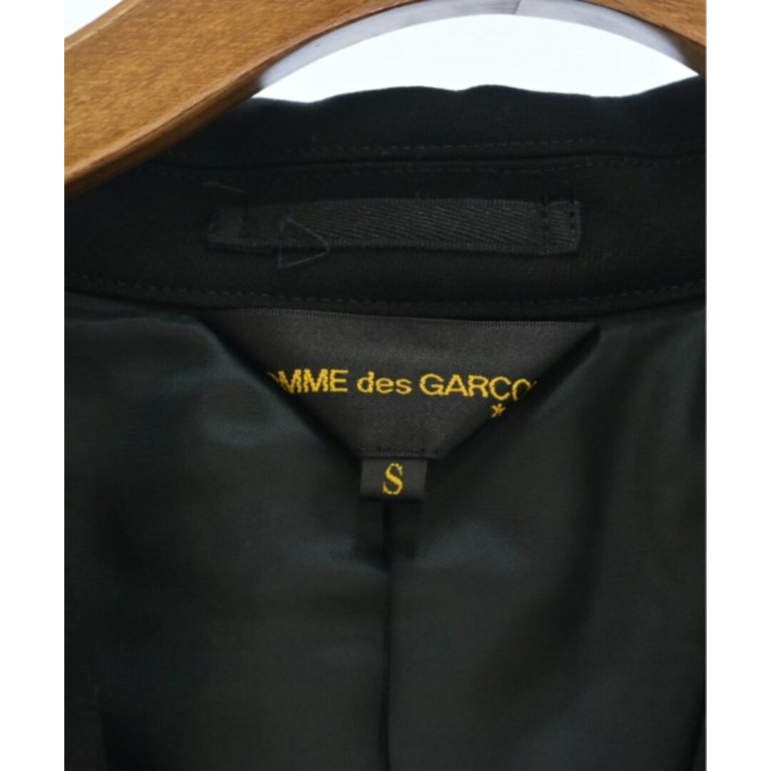 COMME des GARCONS(コムデギャルソン)のCOMME des GARCONS カジュアルジャケット S 黒 【古着】【中古】 レディースのジャケット/アウター(テーラードジャケット)の商品写真