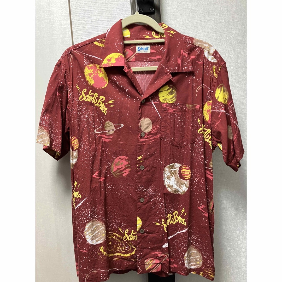 未使用品】Schott アロハシャツ Mサイズ 惑星 - シャツ