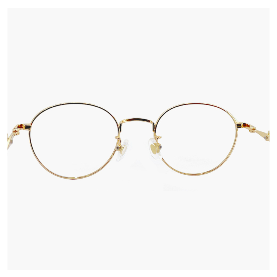 Vivienne Westwood(ヴィヴィアンウエストウッド)の【新品】 ヴィヴィアン ウエストウッド メガネ 40-0001 c01 47mm レディース 小さめ Vivienne Westwood 眼鏡 女性 ブランド 小さい 小振り ボストン 型 幅 狭い メガネ フレーム アジアンフィット モデル ビビアン レディースのファッション小物(サングラス/メガネ)の商品写真