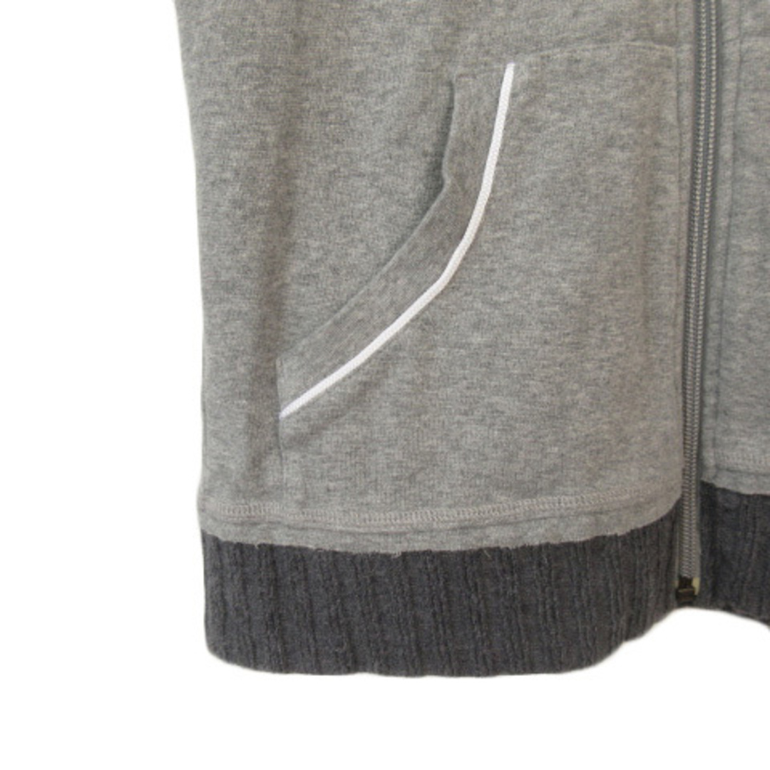 PUMA(プーマ)のプーマ PUMA ジャケット ジップアップ スウェット 半袖 L グレー レディースのジャケット/アウター(その他)の商品写真