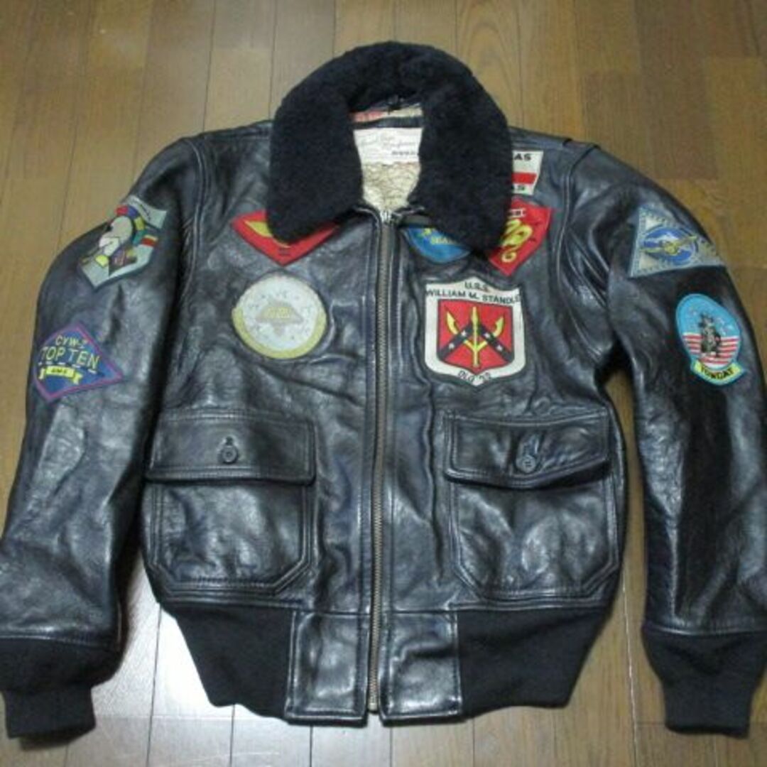 ★美品★AVIREX★G1トップガン★希少黒★L★TopGun★フライトジャケット