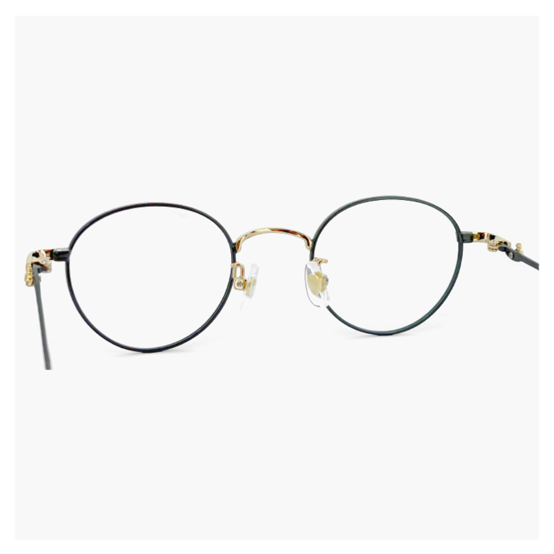 Vivienne Westwood(ヴィヴィアンウエストウッド)の【新品】 ヴィヴィアン ウエストウッド メガネ 40-0002 c03 45mm レディース 小さめ Vivienne Westwood 眼鏡 女性 ブランド 小さい 小振り ラウンド ボストン 型 幅 狭い メガネ フレーム アジアンフィット モデル レディースのファッション小物(サングラス/メガネ)の商品写真