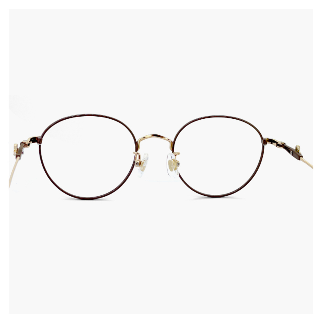 Vivienne Westwood(ヴィヴィアンウエストウッド)の【新品】 ヴィヴィアン ウエストウッド メガネ 40-0003 c02 48mm レディース Vivienne Westwood 眼鏡 女性 40-0003 メタル ボストン 型 アジアンフィット モデル レディースのファッション小物(サングラス/メガネ)の商品写真