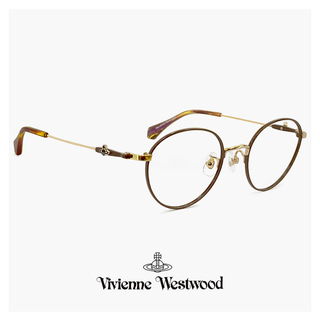ヴィヴィアンウエストウッド(Vivienne Westwood)の【新品】 ヴィヴィアン ウエストウッド メガネ 40-0003 c02 48mm レディース Vivienne Westwood 眼鏡 女性 40-0003 メタル ボストン 型 アジアンフィット モデル(サングラス/メガネ)