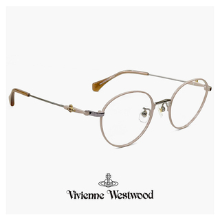 ヴィヴィアンウエストウッド(Vivienne Westwood)の【新品】 ヴィヴィアン ウエストウッド メガネ 40-0003 c03 48mm レディース Vivienne Westwood 眼鏡 女性 40-0003 メタル ボストン 型 アジアンフィット モデル(サングラス/メガネ)