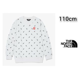 ザノースフェイス(THE NORTH FACE)のTHE NORTH　FACE　KIDS 　スウェット 110cm ホワイト(Tシャツ/カットソー)