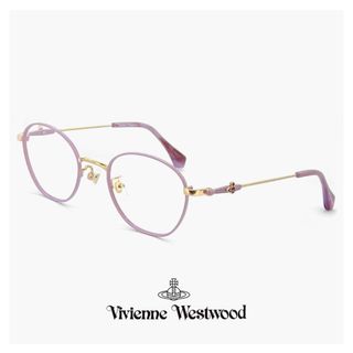 ヴィヴィアンウエストウッド(Vivienne Westwood)の【新品】 ヴィヴィアン ウエストウッド 40-0004 c01 49mm メガネ レディース Vivienne Westwood 眼鏡 女性  40-0004 ブランド オーブ アジアンフィット モデル(サングラス/メガネ)