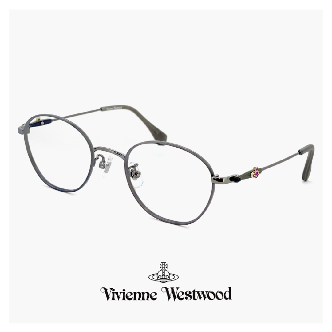 【新品】 ヴィヴィアン ウエストウッド メガネ レディース 40-0004 c03 49mm Vivienne Westwood 眼鏡 女性  40-0004 ブランド オーブ アジアンフィット モデル