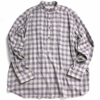 インディヴィジュアライズドシャツ(INDIVIDUALIZED SHIRTS)の別注 nariwai インディビジュアライズド バンドカラープルオーバーシャツ(シャツ)