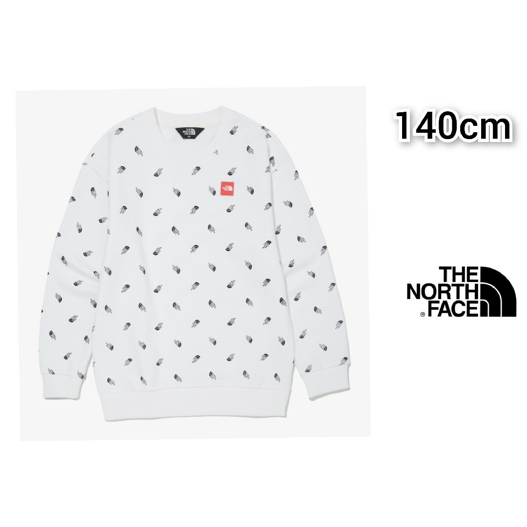 THE NORTH FACE(ザノースフェイス)のTHE NORTH　FACE　KIDS 　スウェット 140cm ホワイト キッズ/ベビー/マタニティのキッズ服男の子用(90cm~)(Tシャツ/カットソー)の商品写真