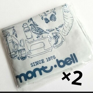 モンベル(mont bell)の新品未使用　モンベル　mont-bell　エコバッグ　白2個(エコバッグ)