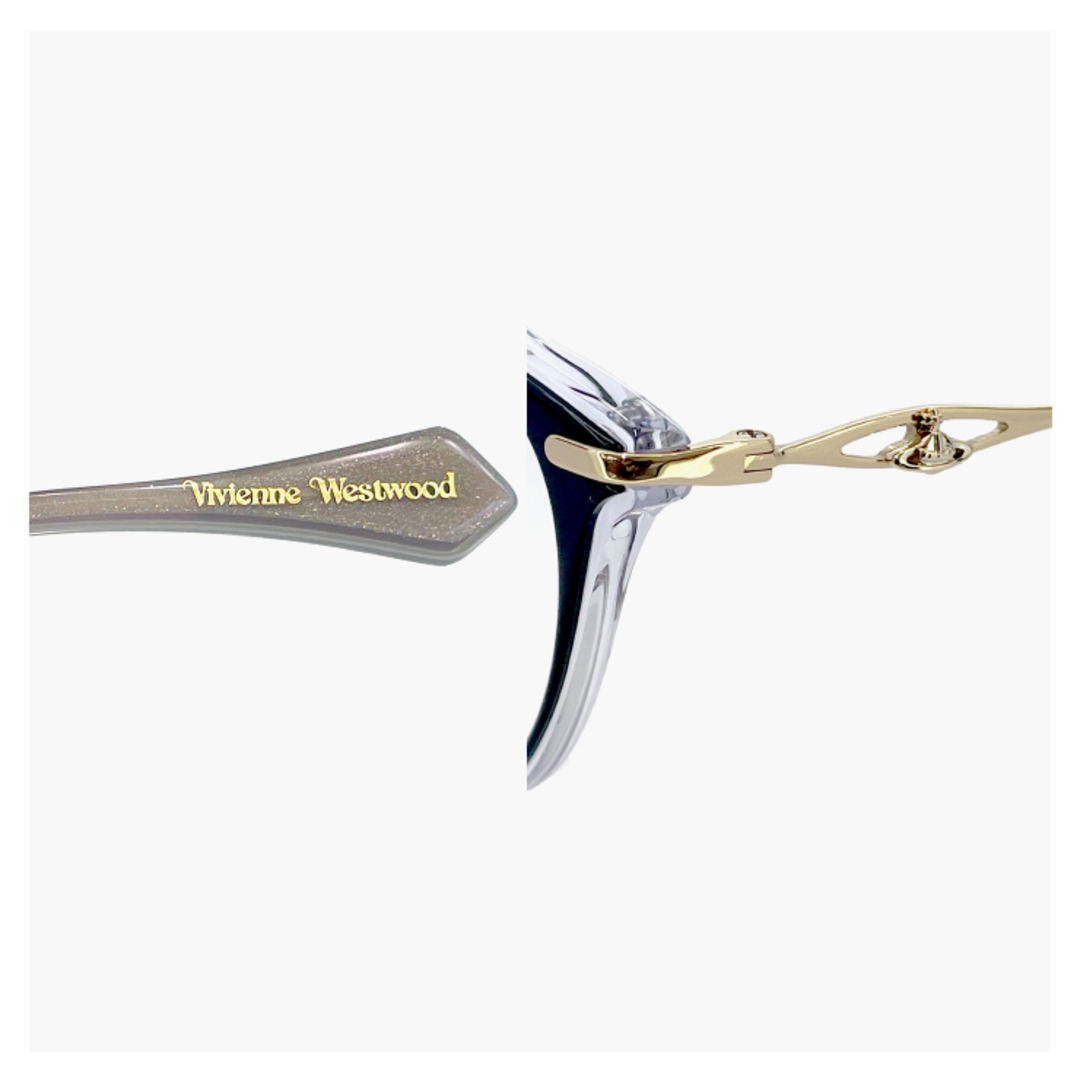 Vivienne Westwood(ヴィヴィアンウエストウッド)の【商品名】 ヴィヴィアン ウエストウッド メガネ 40-0006 c03 49mm レディース Vivienne Westwood 眼鏡 女性 40-0006 ボストン 型 ブランド 黒縁 黒ぶち フレーム アジアンフィット モデル レディースのファッション小物(サングラス/メガネ)の商品写真