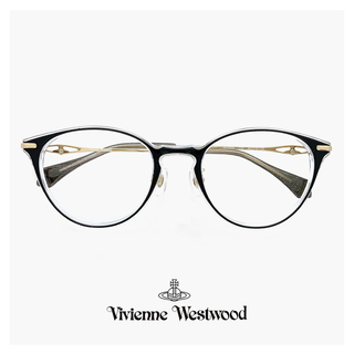 ヴィヴィアンウエストウッド(Vivienne Westwood)の【商品名】 ヴィヴィアン ウエストウッド メガネ 40-0006 c03 49mm レディース Vivienne Westwood 眼鏡 女性 40-0006 ボストン 型 ブランド 黒縁 黒ぶち フレーム アジアンフィット モデル(サングラス/メガネ)