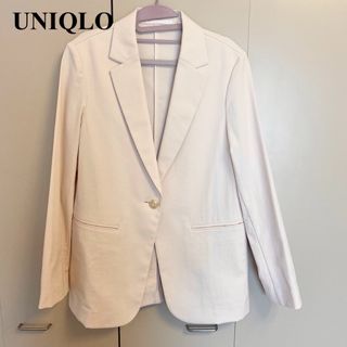 ユニクロ(UNIQLO)のUNIQLOユニクロ テーラードジャケット オフホワイト(テーラードジャケット)