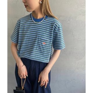 ダントン(DANTON)のDANTON/ダントン　ワンポイントロゴ ボーダーポケットTシャツ(Tシャツ(半袖/袖なし))