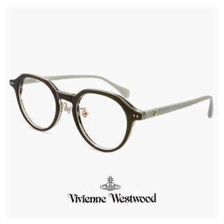 ヴィヴィアンウエストウッド(Vivienne Westwood)の【新品】 ヴィヴィアン ウエストウッド メガネ 40-0008 c03 47mm レディース Vivienne Westwood 眼鏡 女性 40-0008 ブランド クラウンパント型 フレーム オーブ アジアンフィット モデル(サングラス/メガネ)