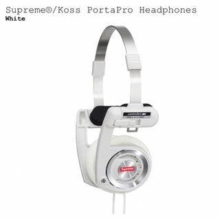 シュプリーム(Supreme)のSupreme Koss PortaPro Headphones  White(ヘッドフォン/イヤフォン)