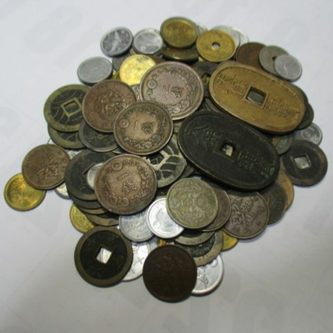 【竜一銭銅貨】100枚 古銭 硬貨