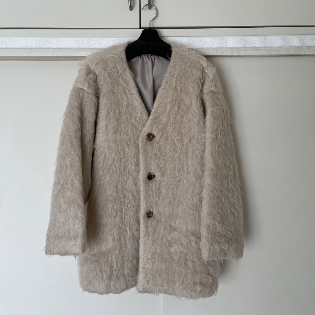 stein(シュタイン)のOUAT 007 SUPER MOHAIR JACKET メンズのジャケット/アウター(ノーカラージャケット)の商品写真