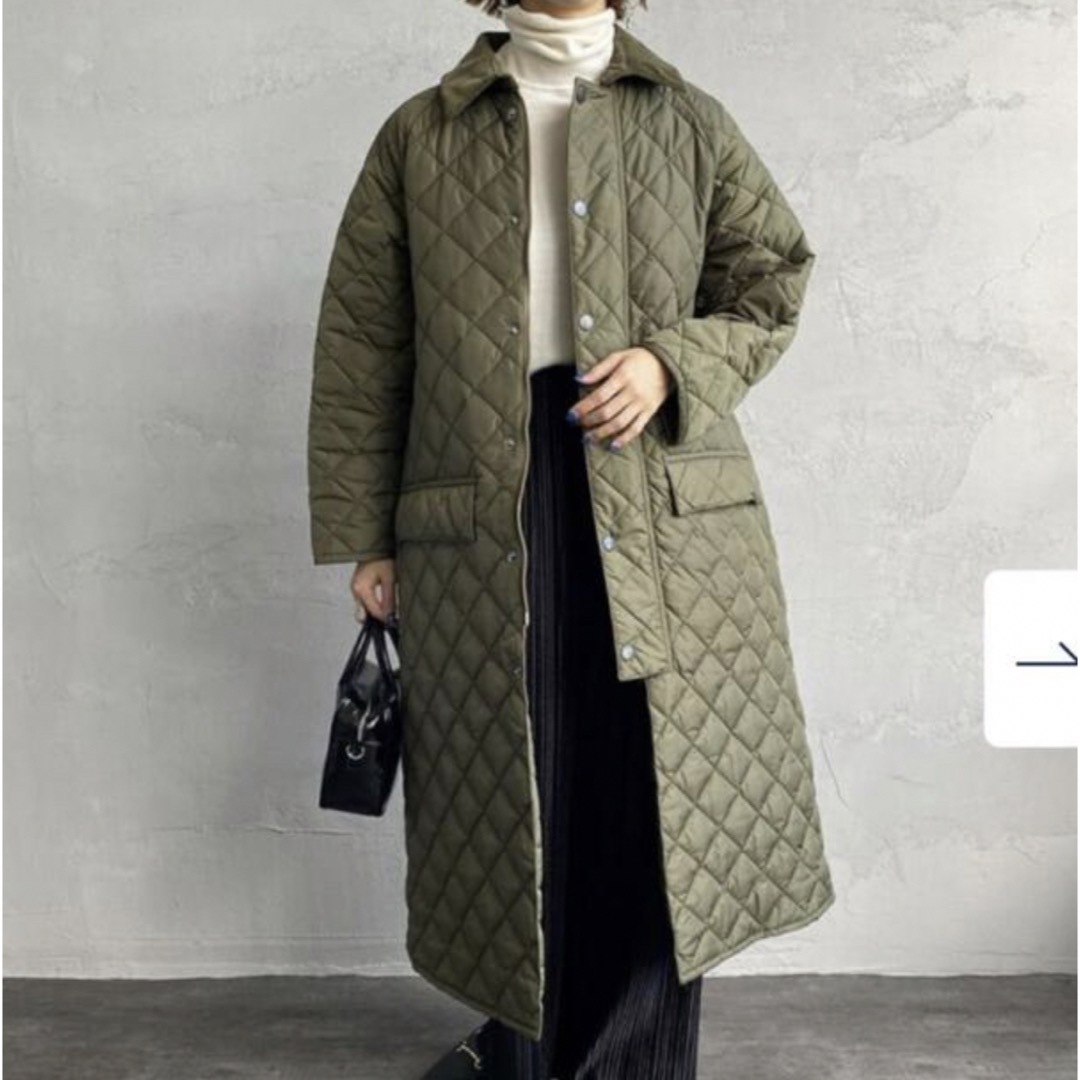 Barbour - バブアー キルティングコート レディース ナイロンコートの
