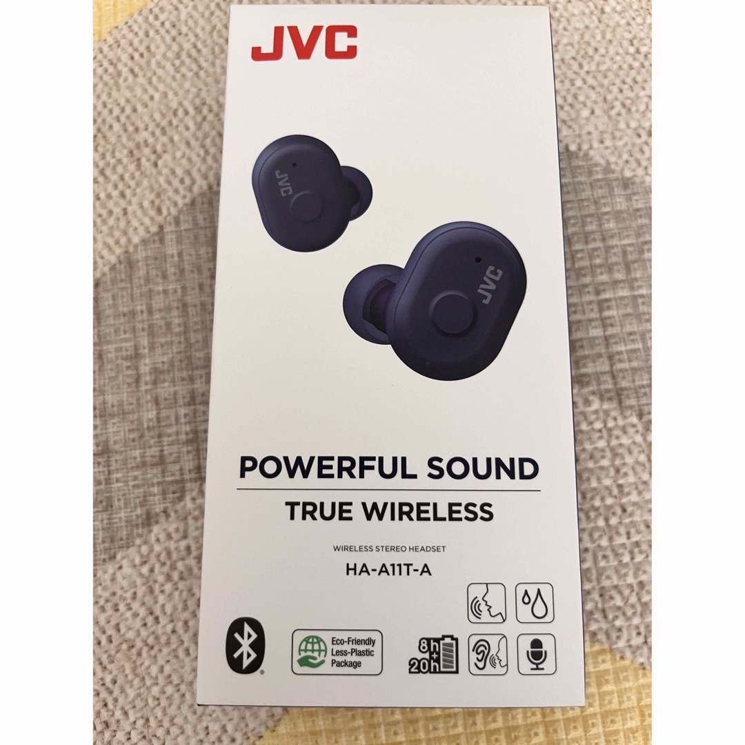 JVC ワイヤレスイヤホン HA-A11T-A インディゴブルー　新品