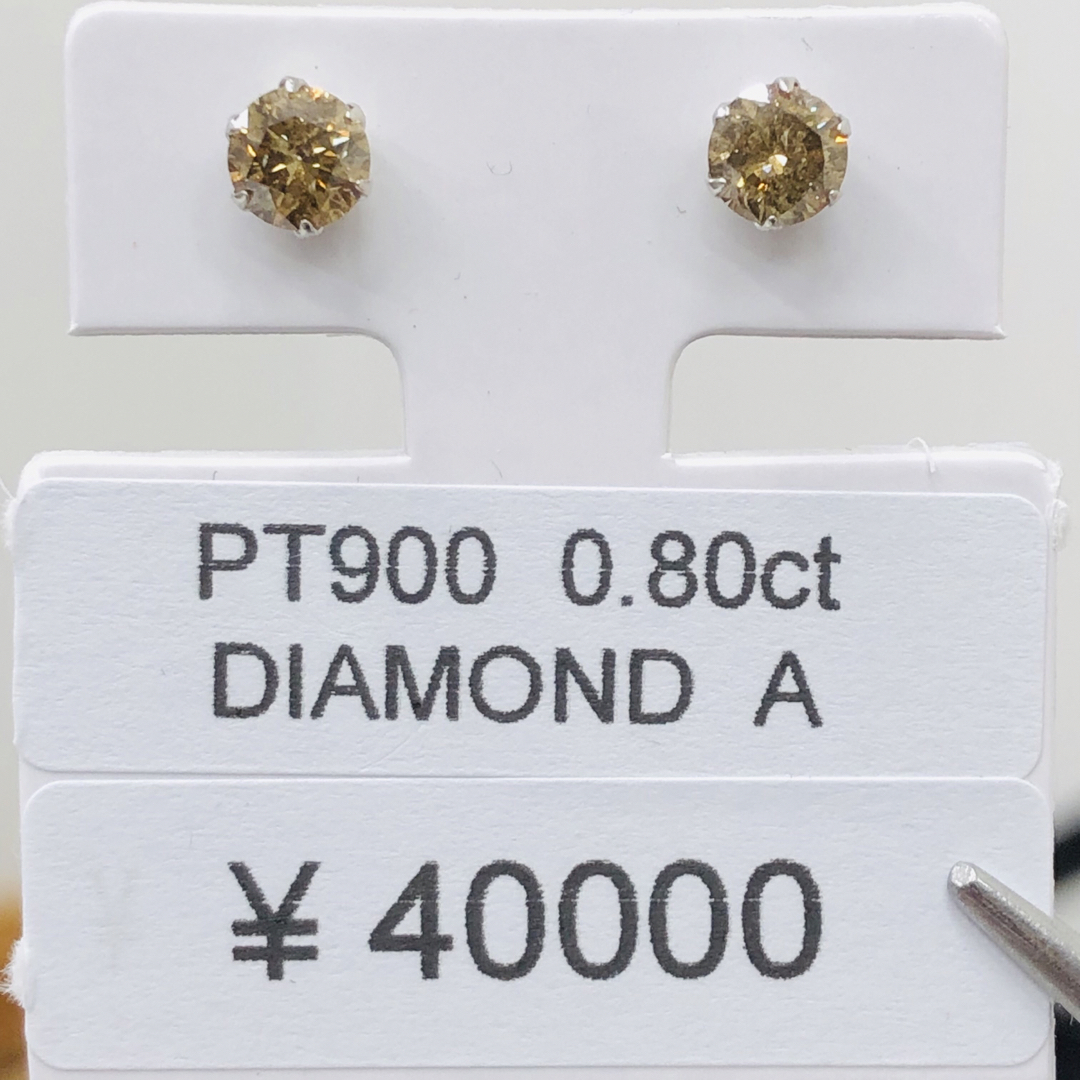 DE-23765 PT900 ピアス　ダイヤモンド