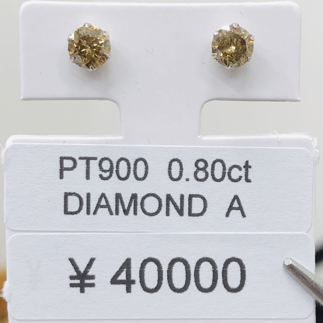 DE-23765 PT900 ピアス ダイヤモンド-