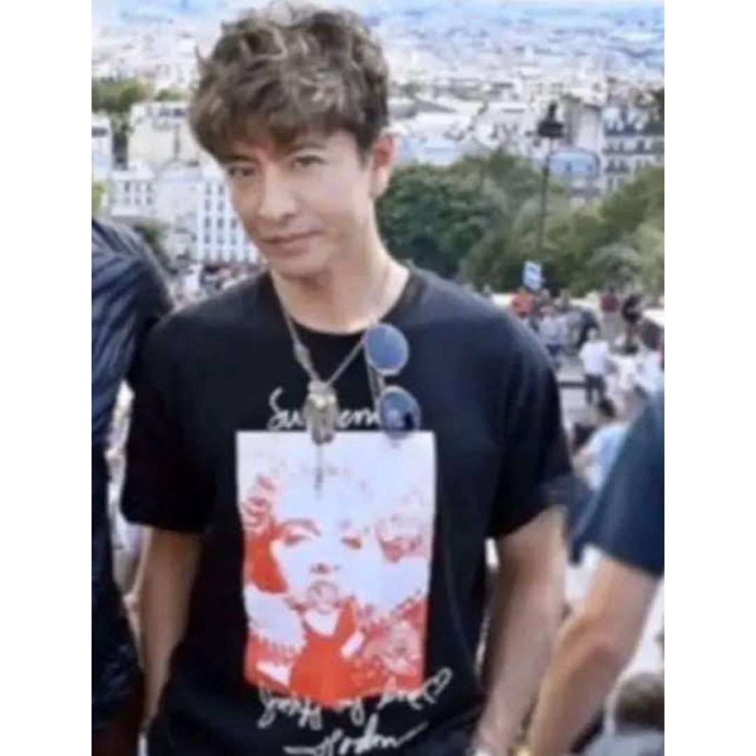 supreme マリリンモンローTシャツ 木村拓哉着用モデルメンズ