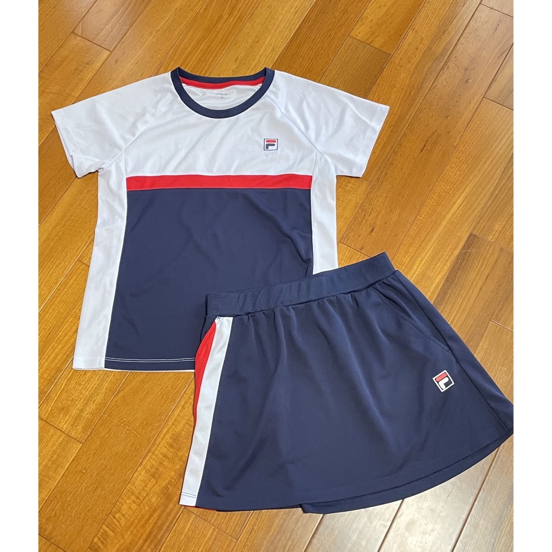 FILA フィラ　セットアップ　テニス　ユニフォーム　スポーツウェア　部活　美品