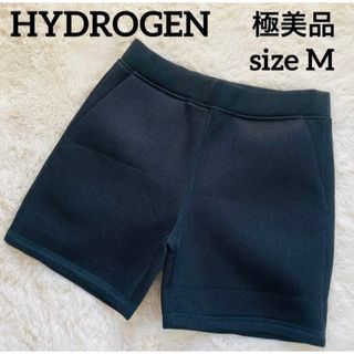 【新品】ハイドロゲン HYDROGEN コットンリネン ボタニカル柄ショートパンツ ブルー系【サイズ27】【メンズ】