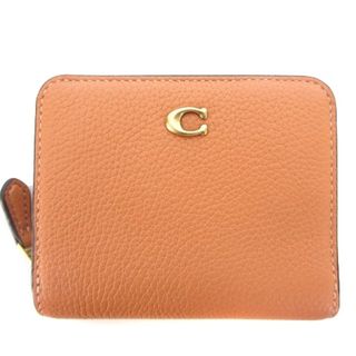 コーチ(COACH)のコーチ CD717 ビルフォールド ウォレット 二つ折り財布 オレンジ(財布)