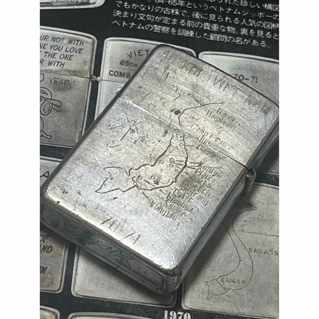 ベトナムZIPPO】本物 1970年製ベトナムジッポー「ラブ＆ハート