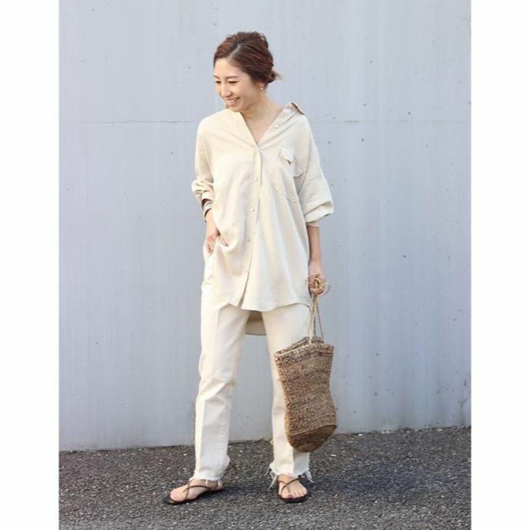 plage  Military washシャツトップス