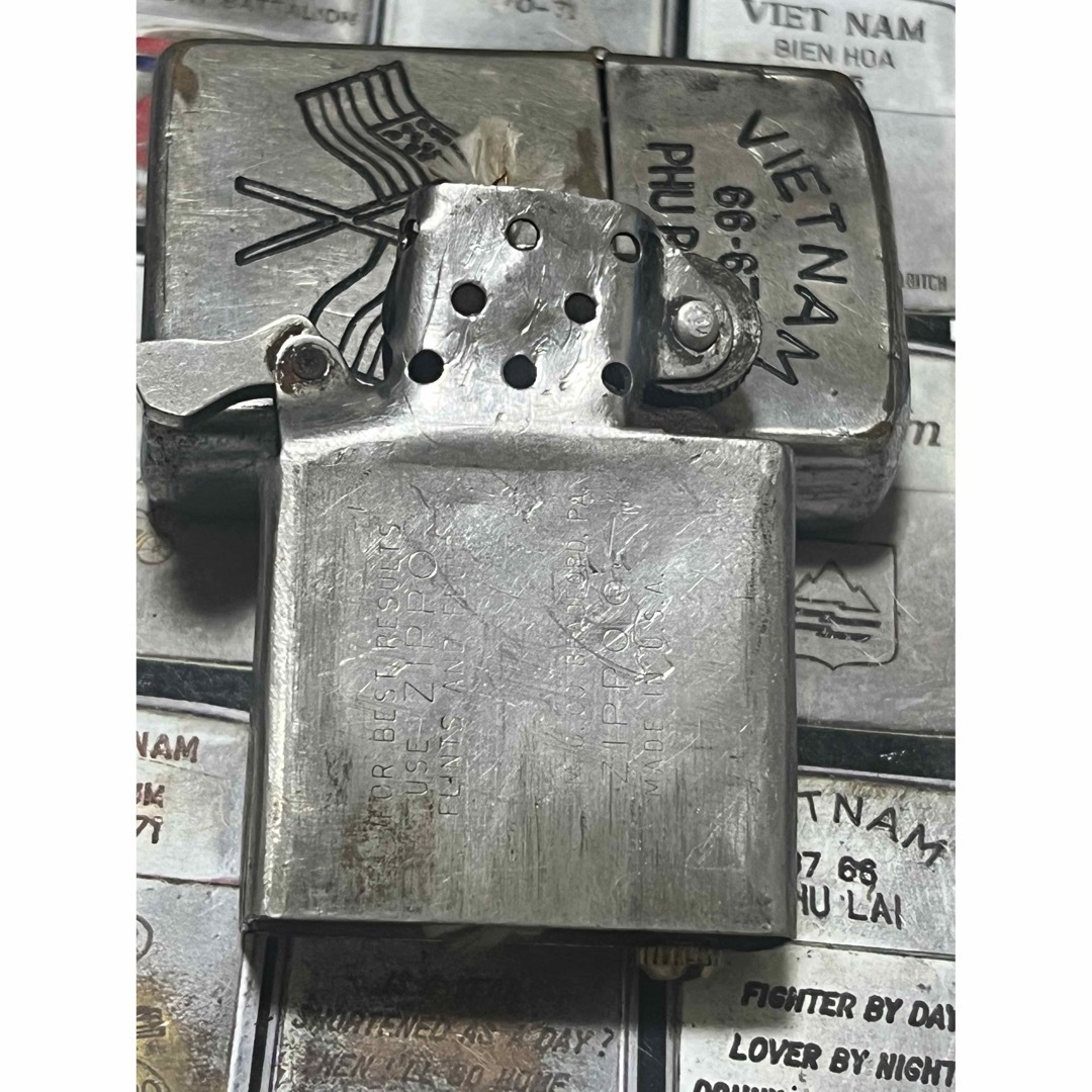 【ベトナムZIPPO】本物 1968年製ベトナムジッポー「ベトナム地図」PHU