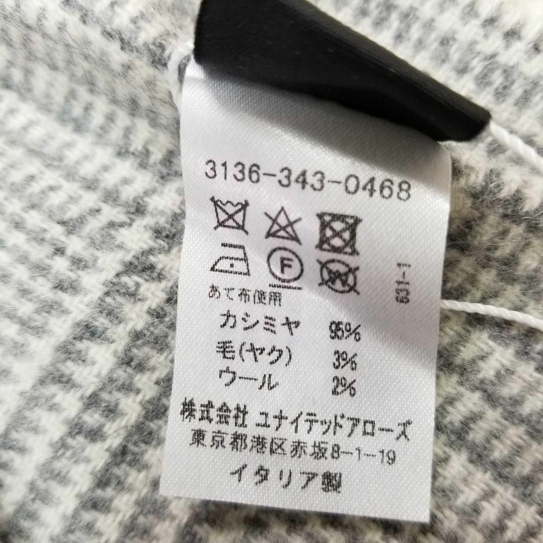 新品Nickyイタリア製カシミヤグレンプレイドチェックマフラーUA別注