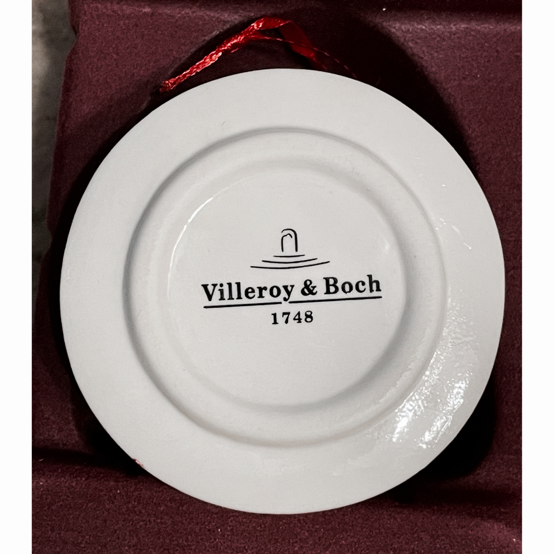 ビレロイ&ボッホ(ビレロイアンドボッホ)のVilleroy & Boch クリスマスオーナメント インテリア/住まい/日用品のインテリア小物(置物)の商品写真