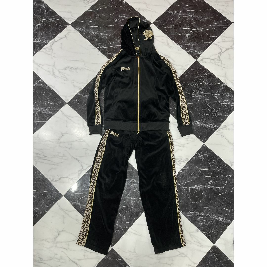 LONSDALE - ロンズデール セットアップ ヒョウ柄 上下 XL 悪羅悪 LONSDALE - ロンズデール セットアップ ヒョウ柄 上下 XL 悪羅悪