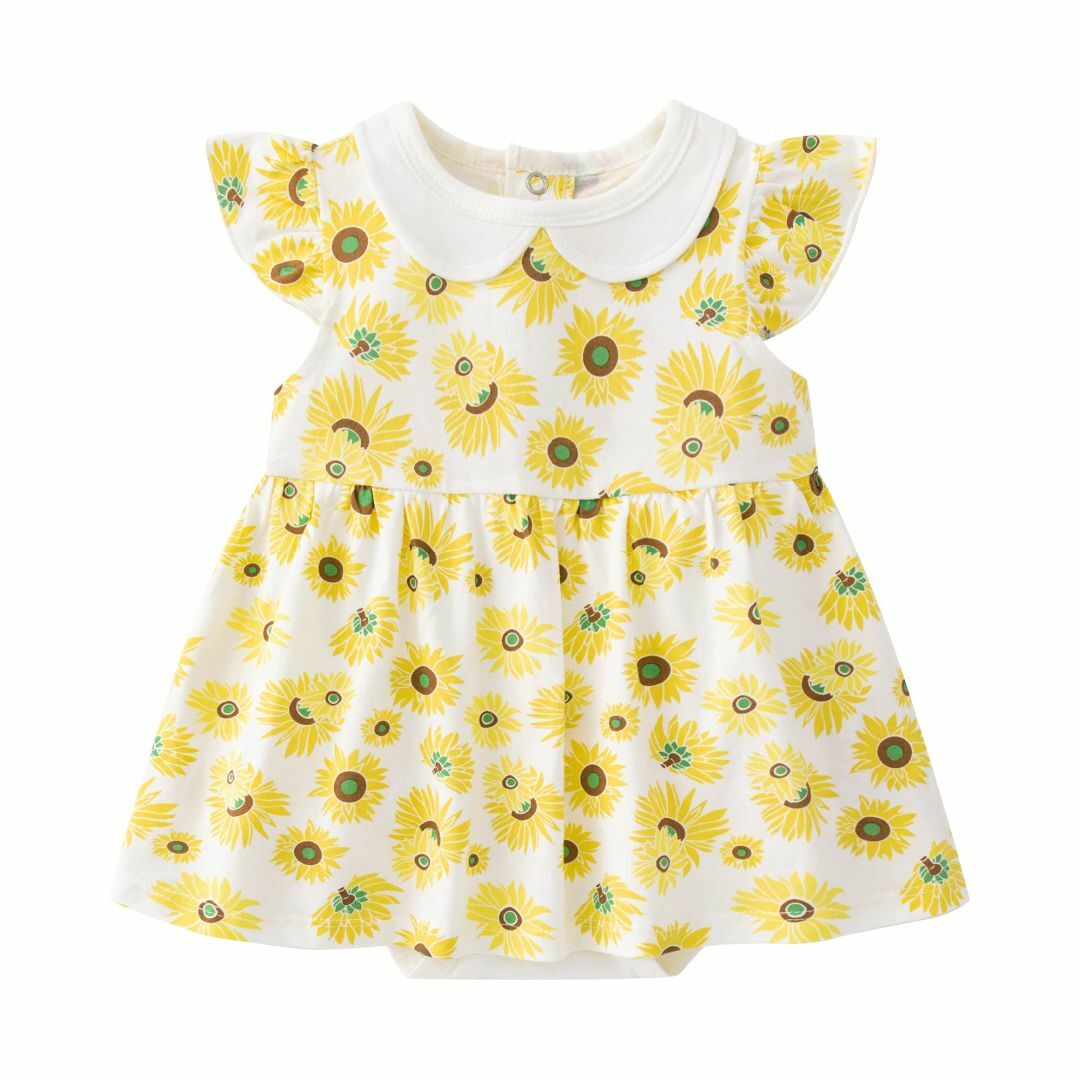 [Baby Nest] 夏 ベビー服 スカート付き 半袖ロンパース 赤ちゃん ワ | フリマアプリ ラクマ