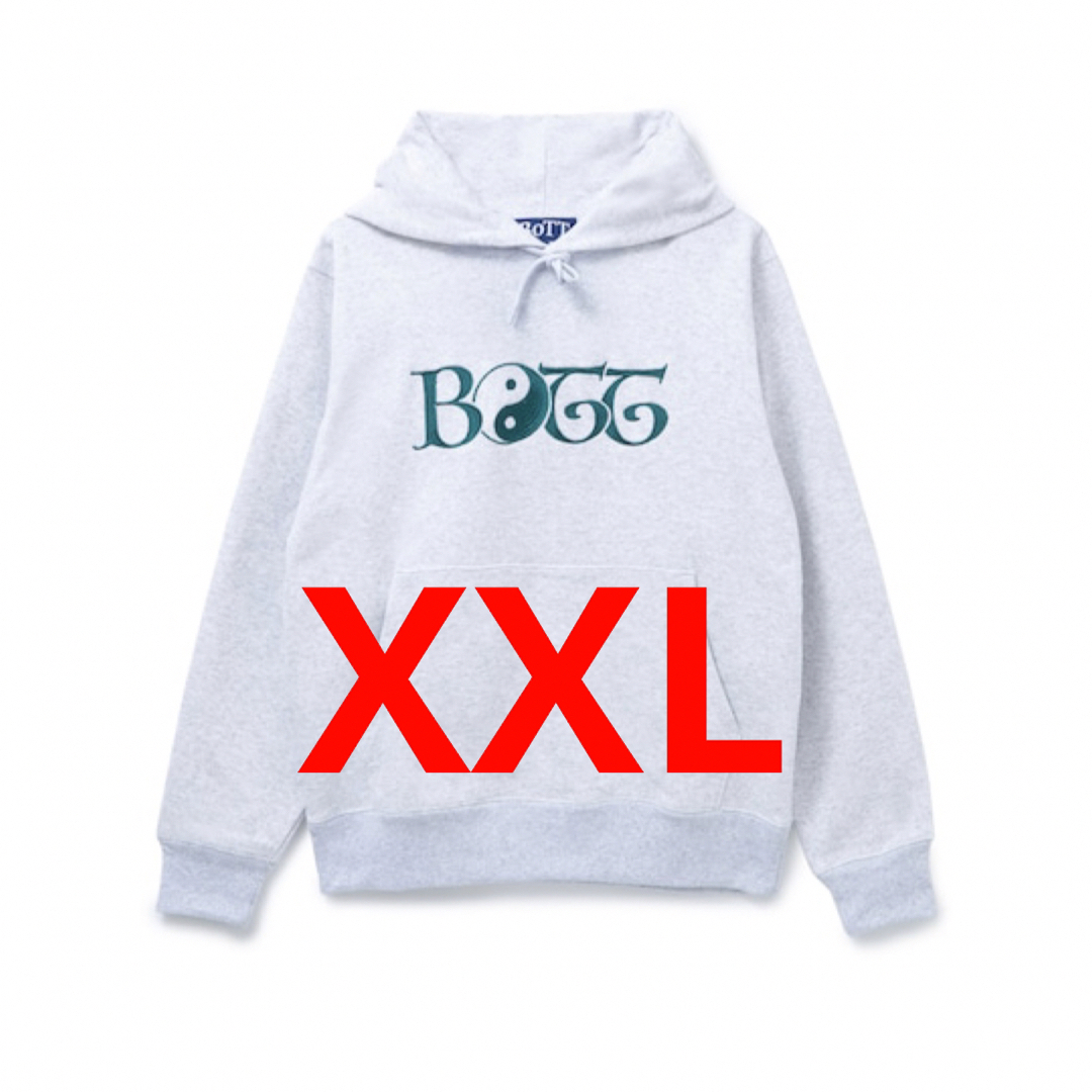 XXLサイズ BOTT 2Y Hoodie ash パーカー アッシュ