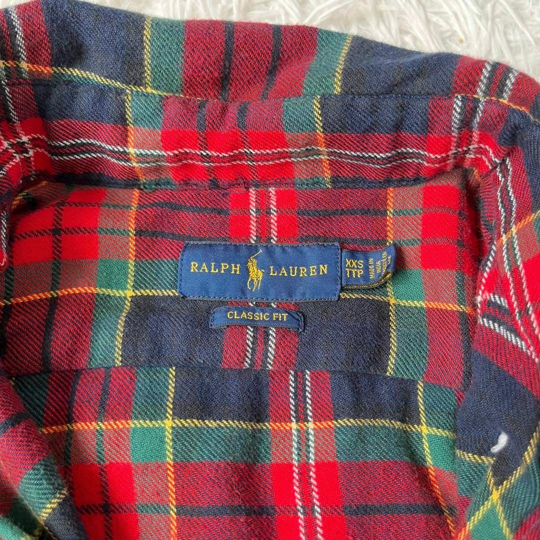 Ralph Lauren(ラルフローレン)のラルフローレン　チェック　シャツ　レッド　ポニー　レッド レディースのトップス(シャツ/ブラウス(長袖/七分))の商品写真