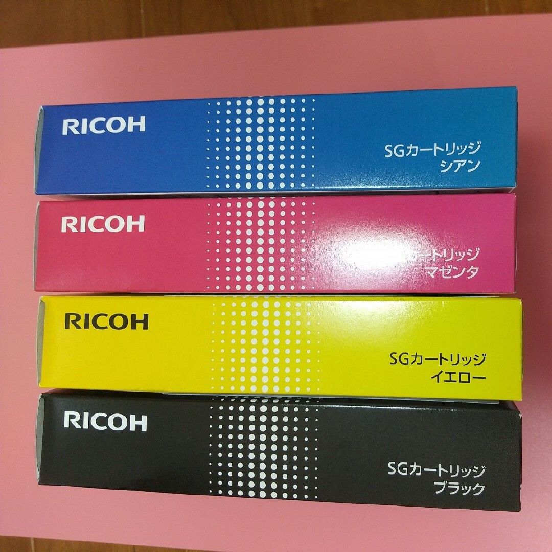RICOH(リコー)の本日限定出品【純正品4色セット】 リコー GC41 SGカートリッジ 4色セット スマホ/家電/カメラのPC/タブレット(PC周辺機器)の商品写真