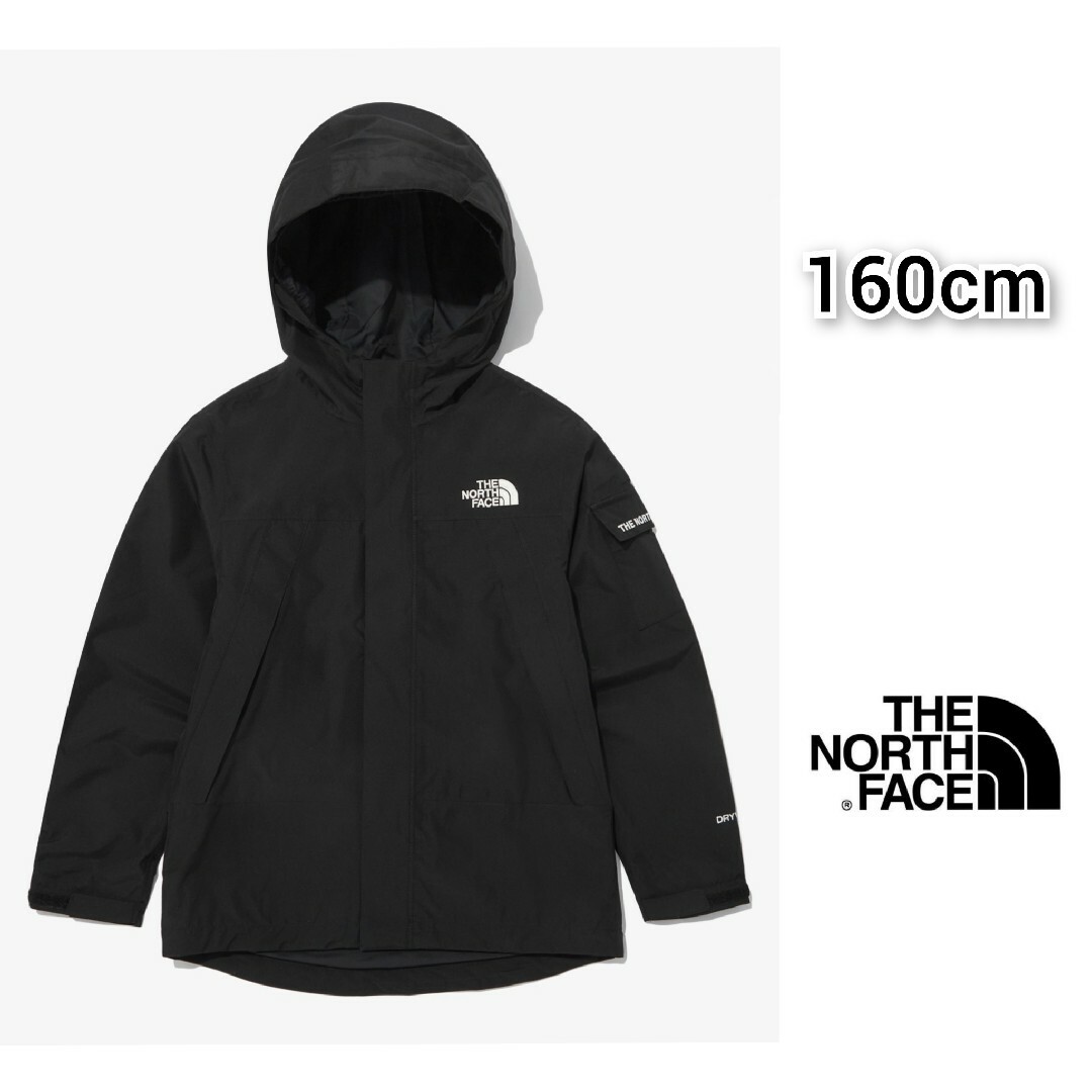 THE NORTH　FACE　KIDS 　パーカー　ブラック　160㎝ | フリマアプリ ラクマ