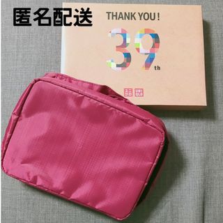 ユニクロ(UNIQLO)のユニクロ 39周年 ポーチ / ピンク(ポーチ)