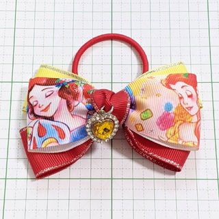 *364*  ハンドメイド　リボン　ヘアゴム