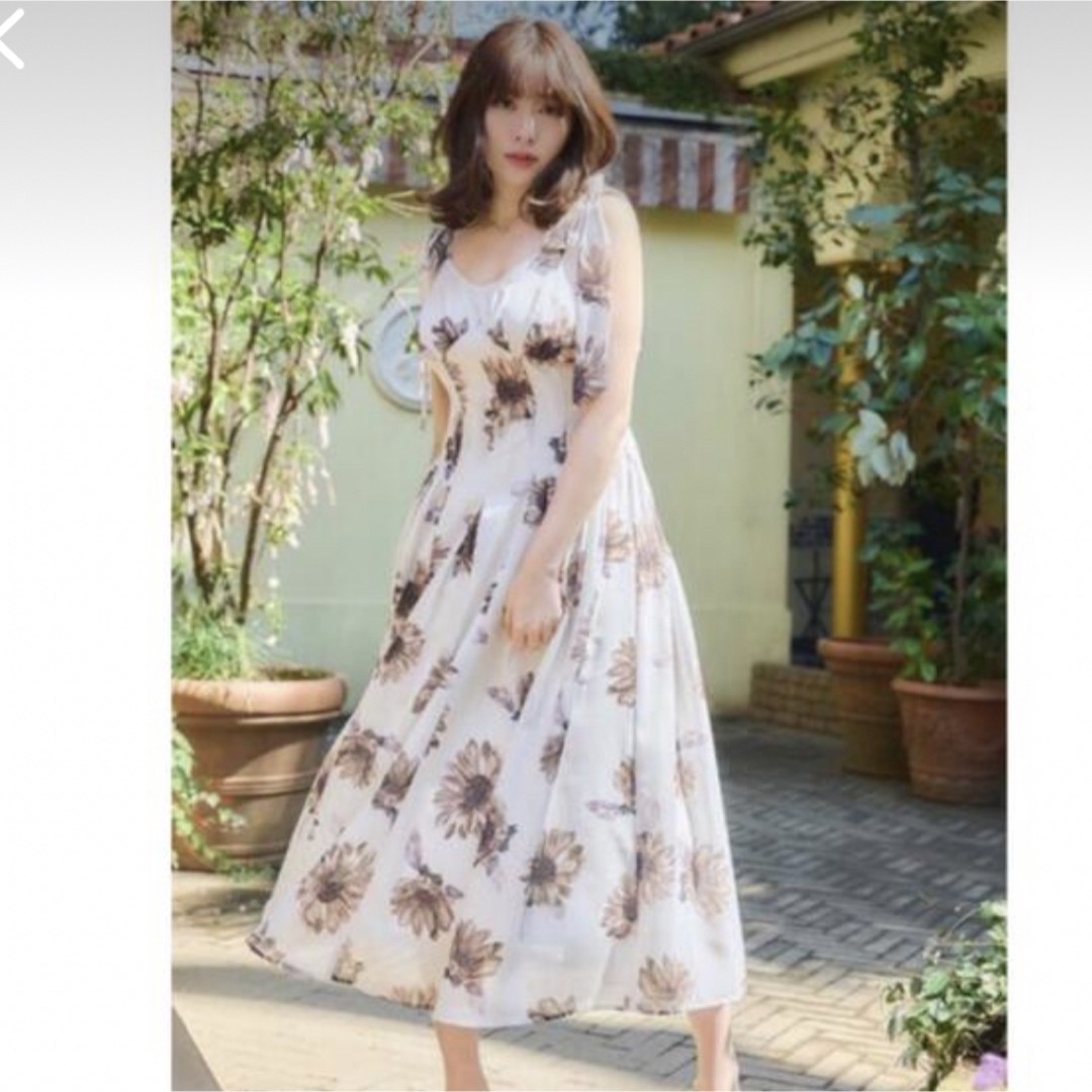 Her lip to - Her lip to Sunflower-Printed Midi Dressの通販 by ひな ...