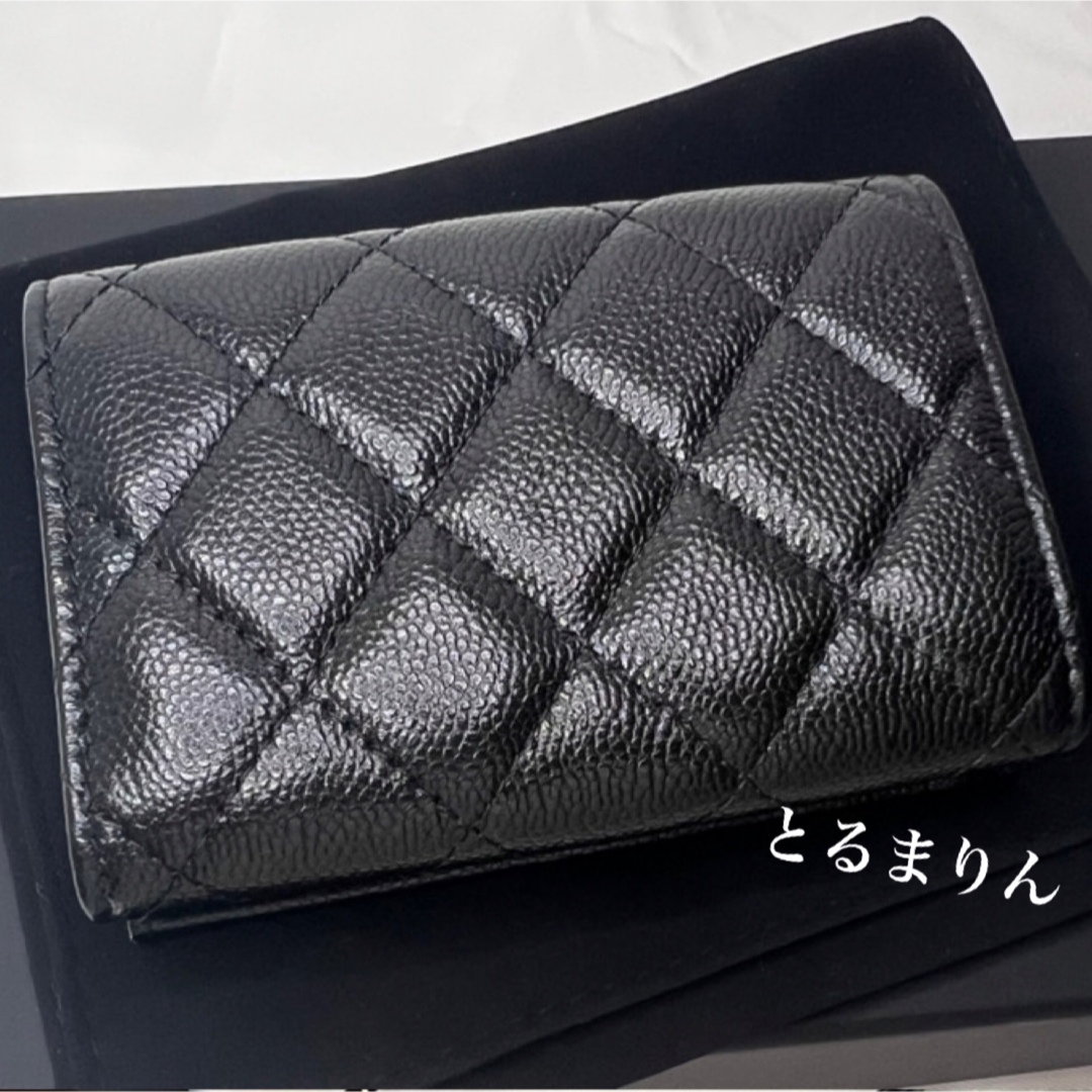 CHANEL(シャネル)の★即日発送★新品未使用★CHANEL 三つ折り 財布 マトラッセ ミニ財布 レディースのファッション小物(財布)の商品写真