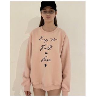 épine heart sweat baby pink